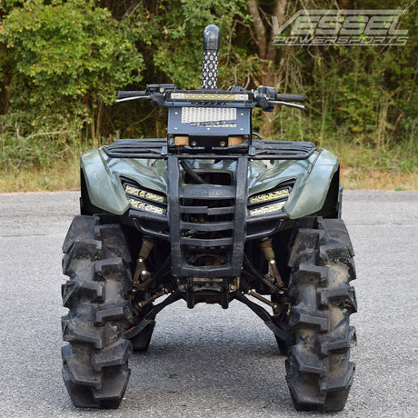 Dual Wide 8" LED Headlights for 2007-2013 Honda Rancher Vessel Powersports