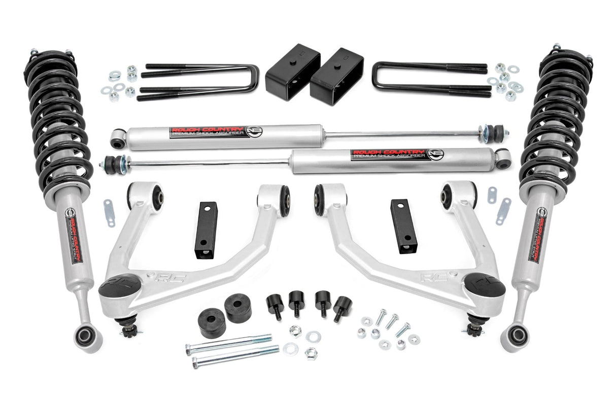 Rough Country 3.5 Inch Bolt-On Lift Kit Toyota Tundra 2WD/4WD 2007-2021 76830