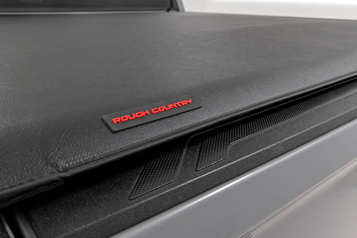 Soft Roll Up Bed Cover 5'7" Bed | Toyota Tundra 2WD/4WD (2007-2021) 42419550 Rough Country