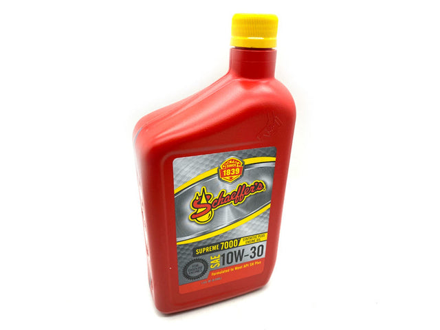 Schaeffers Supreme 7000 Synthetic Plus 10W-30 Gasoline Engine Oil, 1 Quart Schaeffers