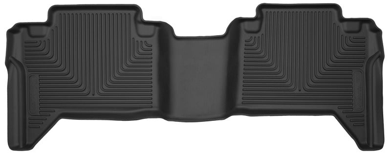 Revêtement de sol noir pour 2e siège Husky Liners 05-14 Toyota Tacoma Crew Cab Pickup X-Act Contour