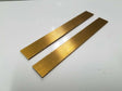 1/8" x 3/4" C360 BRASS FLAT BAR 6" long Solid .125" Plate Mill Stock (2 Pcs) Unbranded