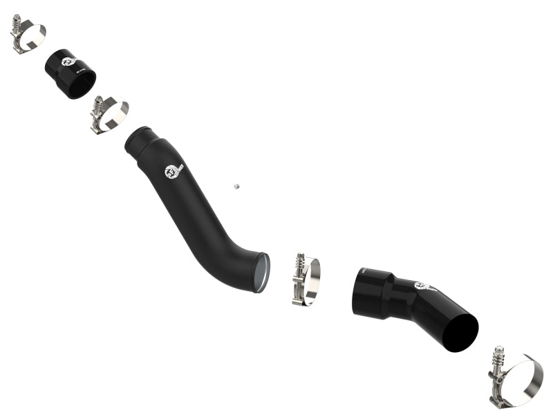 aFe 16-19 RAM 1500 V6 3.0L (TD) BladeRunner 3in Aluminum Hot Charge Pipe - Black