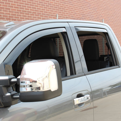 Déflecteur d'air Westin 2016-2018 Nissan Titan XD/Titan Wade 4 pièces - Fumé