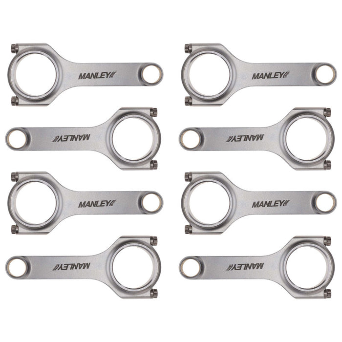 Manley Chevy Small Block LS/LT1 6.125in H Beam Connecting Rod Set w/ ARP2000 Bolts