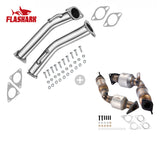 Left&Right Catalytic Converter Kit For 2007-2019 Infiniti G37, Q50, G35 - Direct Fit, E.P.A. Compliant Flashark