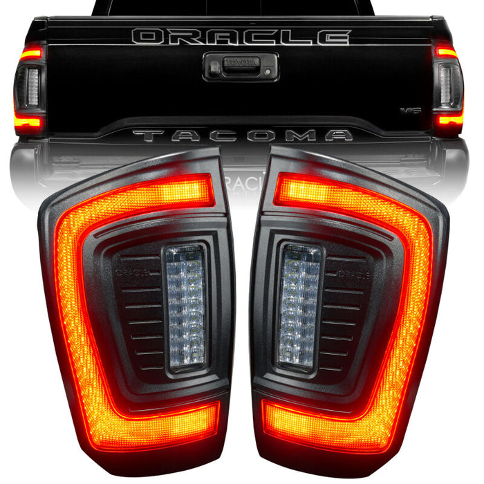 Feux arrière à DEL encastrés Oracle Lighting 16-23 Gen 3 Toyota Tacoma Black Series VOIR LA GARANTIE