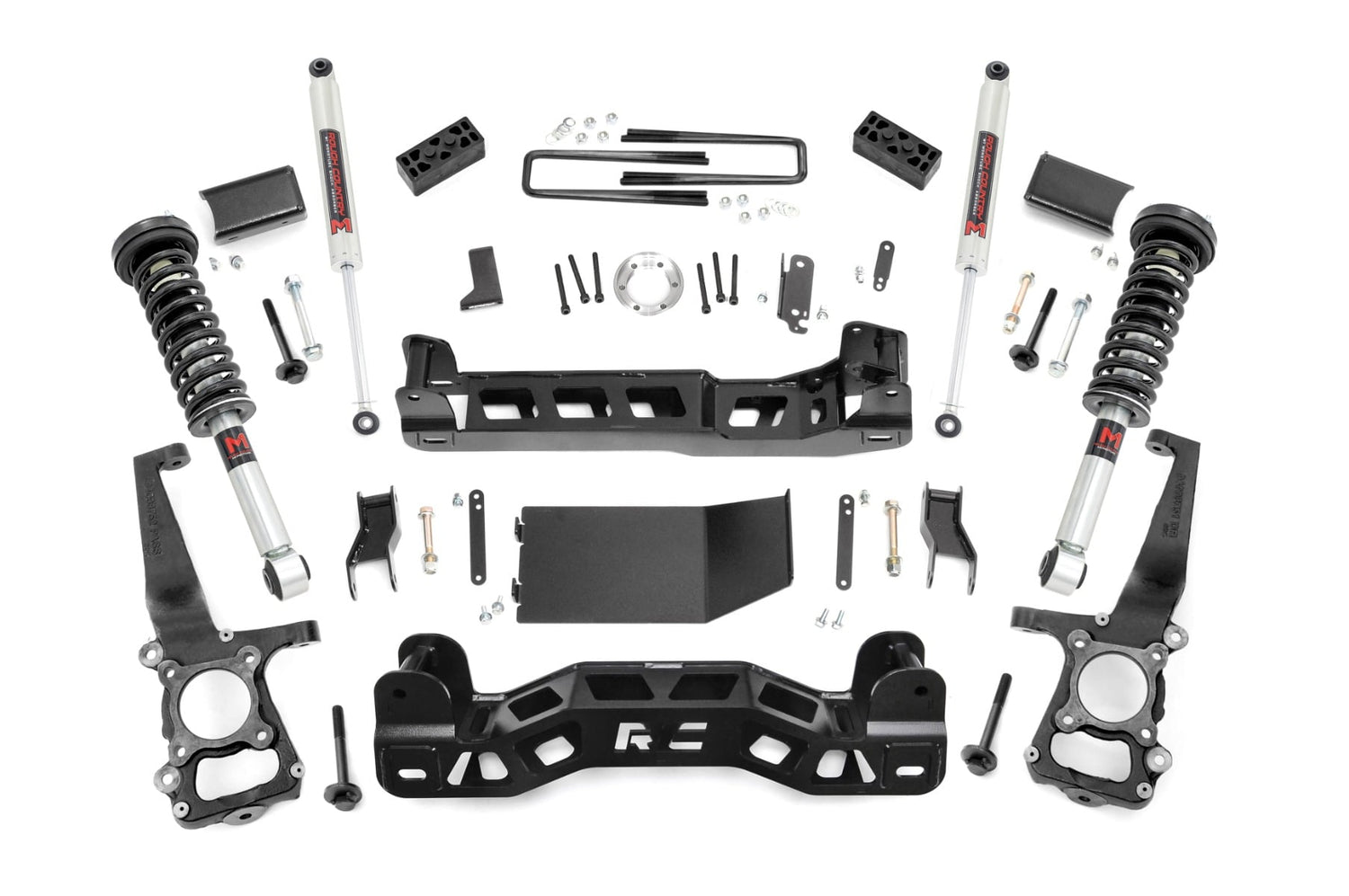 Rough Country 4 Inch Suspension Lift Kit for 2014 Ford F-150 4WD