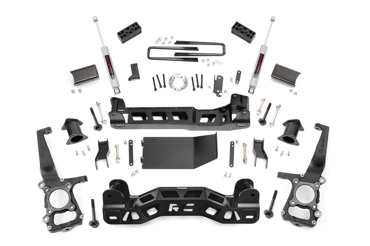 Rough Country 4 Inch Suspension Lift Kit for 2014 Ford F-150 4WD