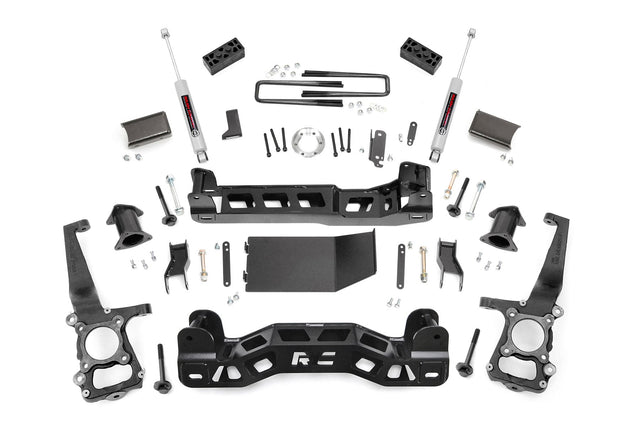Rough Country 4 Inch Suspension Lift Kit for 2014 Ford F-150 4WD