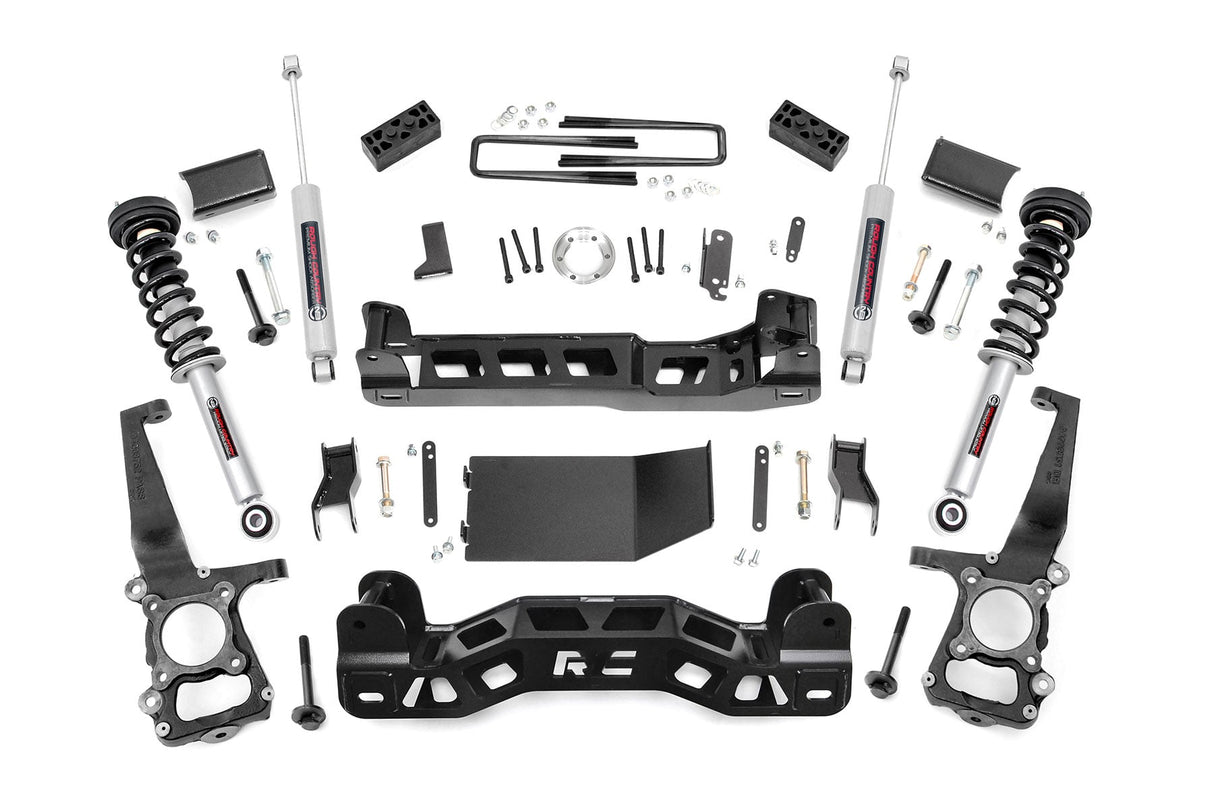 Rough Country 4 Inch Suspension Lift Kit for 2014 Ford F-150 4WD
