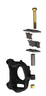 2009-2016 Ford Superduty Dana 60 Weld On Crossover High Steer Arms
