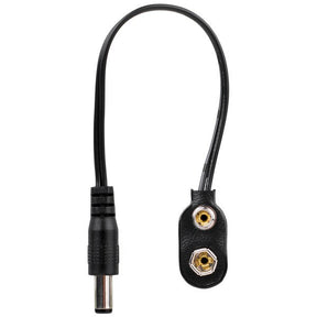 9V Battery Clip to DC Plug Connector TekShack
