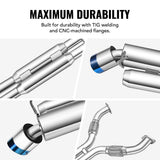 2003-2009 Nissan 350Z 3.5L Cat Back Exhaust w/ 4.5 Inches Dual Burnt Tips