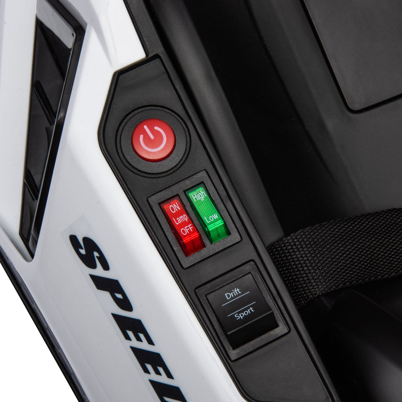 Adjustable Seat Electric Go Kart with Slow Start - 24V, 7.5 MPH