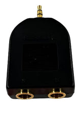 Gold plated Y- Adapter 1/4" Jacks to 1/8" plug TekShack