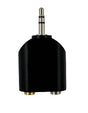 Y-Adapter 1/8" (3.5mm) stereo Male to Dual 1/8" (3.5mm) Mono Female TekShack