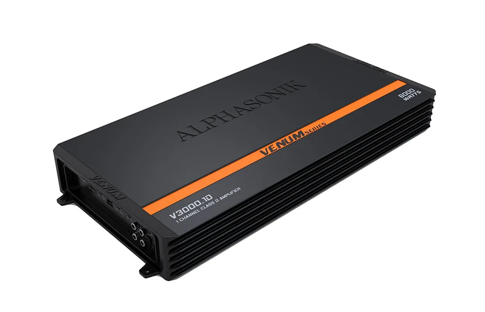 Alphasonik V3000.1D | 3000W RMS Monoblock Class D Amplifier Alphasonik