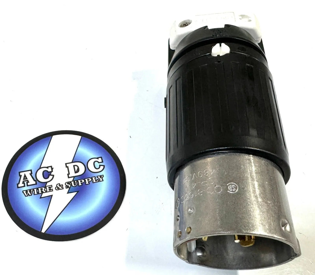 Hubbell CS8164C/CS8165C Locking Connector, 50 amp, 480V, 3 Pole and 4W set m/f Hubbell