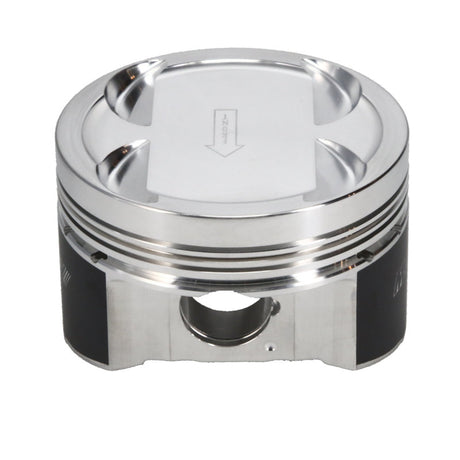 Pistons plats Manley 03-06 Evo 8/9 (7 boulons 4G63T) 86 mm + 1 mm avec alésage 8,5:1 avec segments
