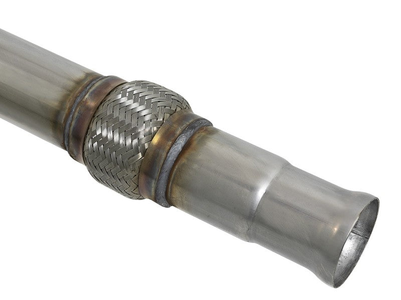 aFe Large Bore-HD 3in 409SS DPF-Back 20-21 GM Trucks L6-3.0L (td) LM2 - Polished Tip