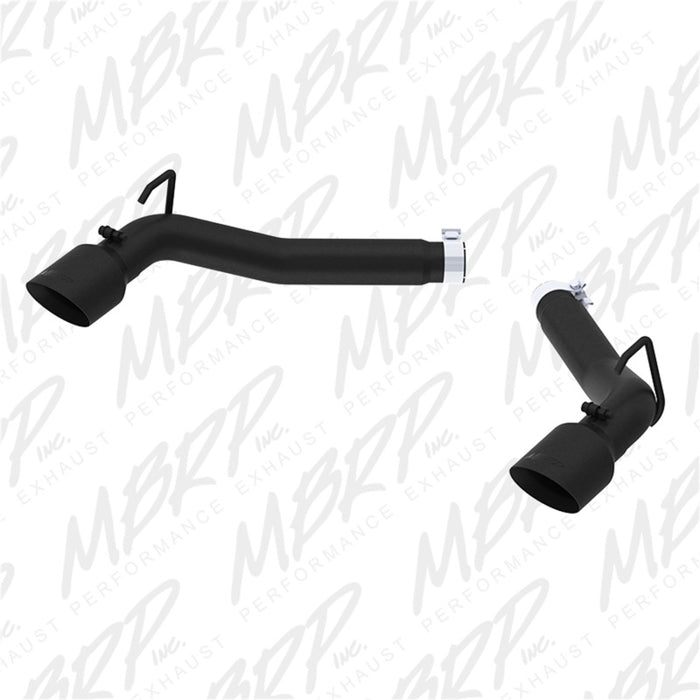 Suppression du silencieux arrière de l'essieu à revêtement noir MBRP 2010-2015 Chevrolet Camaro V6 3,6 L 3 po