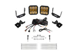 Diode Dynamics 14-18 Polaris RZR XP Stage Series SS5 A-Pillar Pod Kit - Sport Yellow Combo