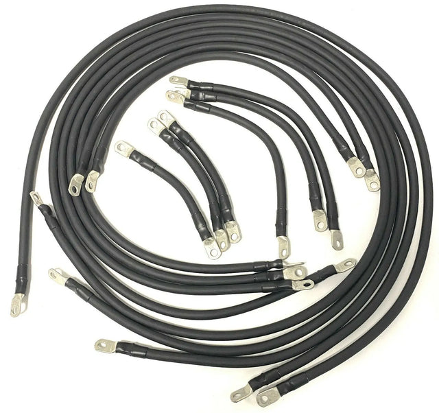 # 2 Awg HD 36V YAMAHA G8 (1992) Golf Cart Battery Cable 13 pc Set U.S.A MADE AC DC WIRE AND SUPPLY