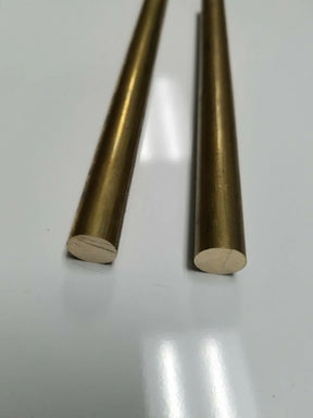 2 Pieces 1/2" C360 BRASS SOLID ROUND ROD 12" long New Lathe Bar Stock 1/2 Hard USA