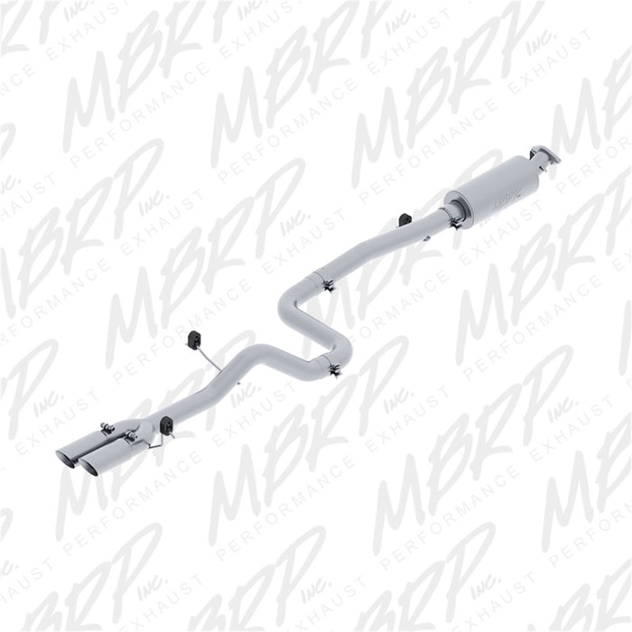 MBRP 14-19 Ford Fiesta ST 1,6 L EcoBoost 3 pouces à double sortie T409 Cat Back