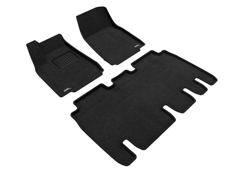 3D MAXpider 16-21 Tesla Model X 5-Seats Elegant Black R1 R2