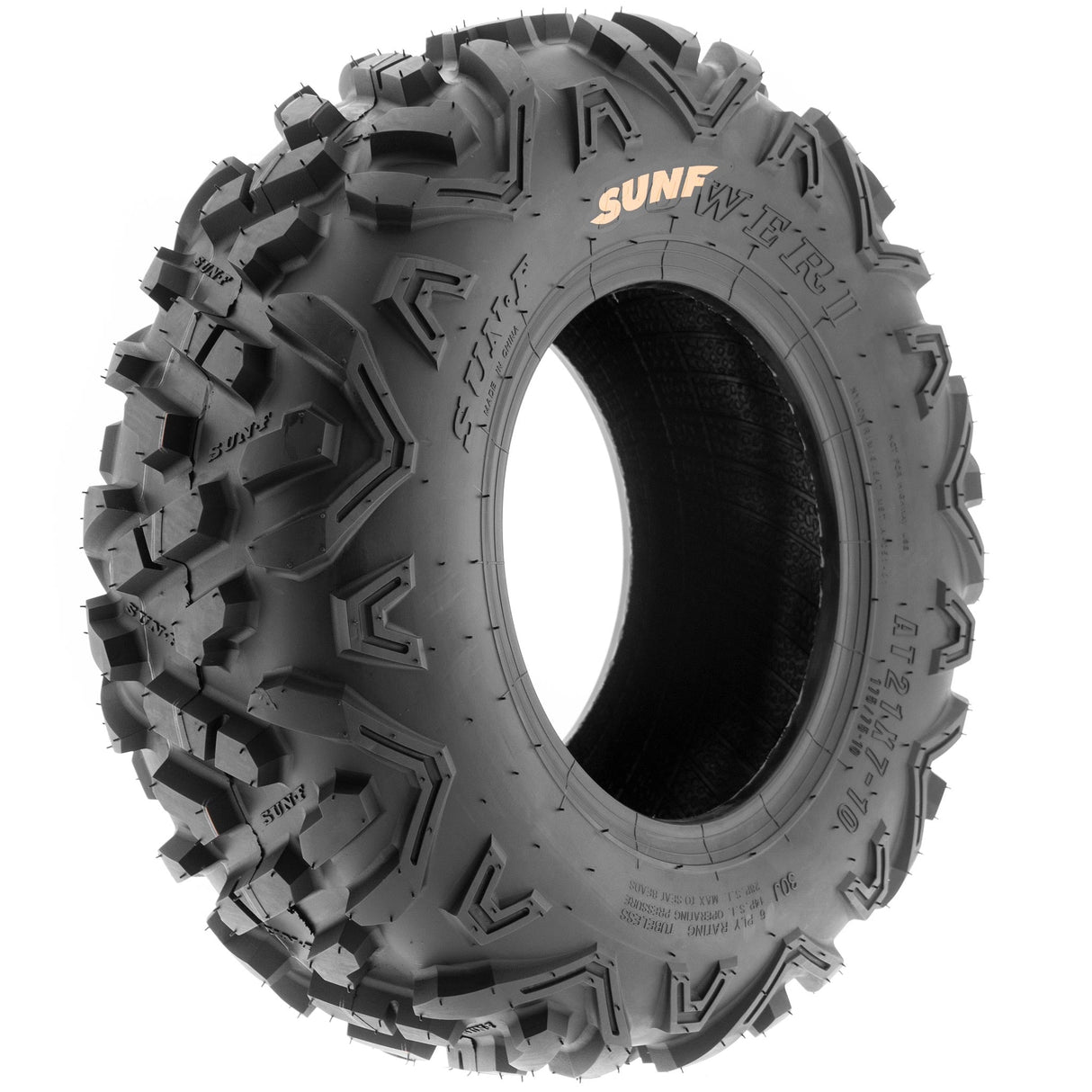 SunF ATV TIRE/UTV TIRE All Terrain 6 PR Tubeless A051 POWER II (set of 4) SUNF