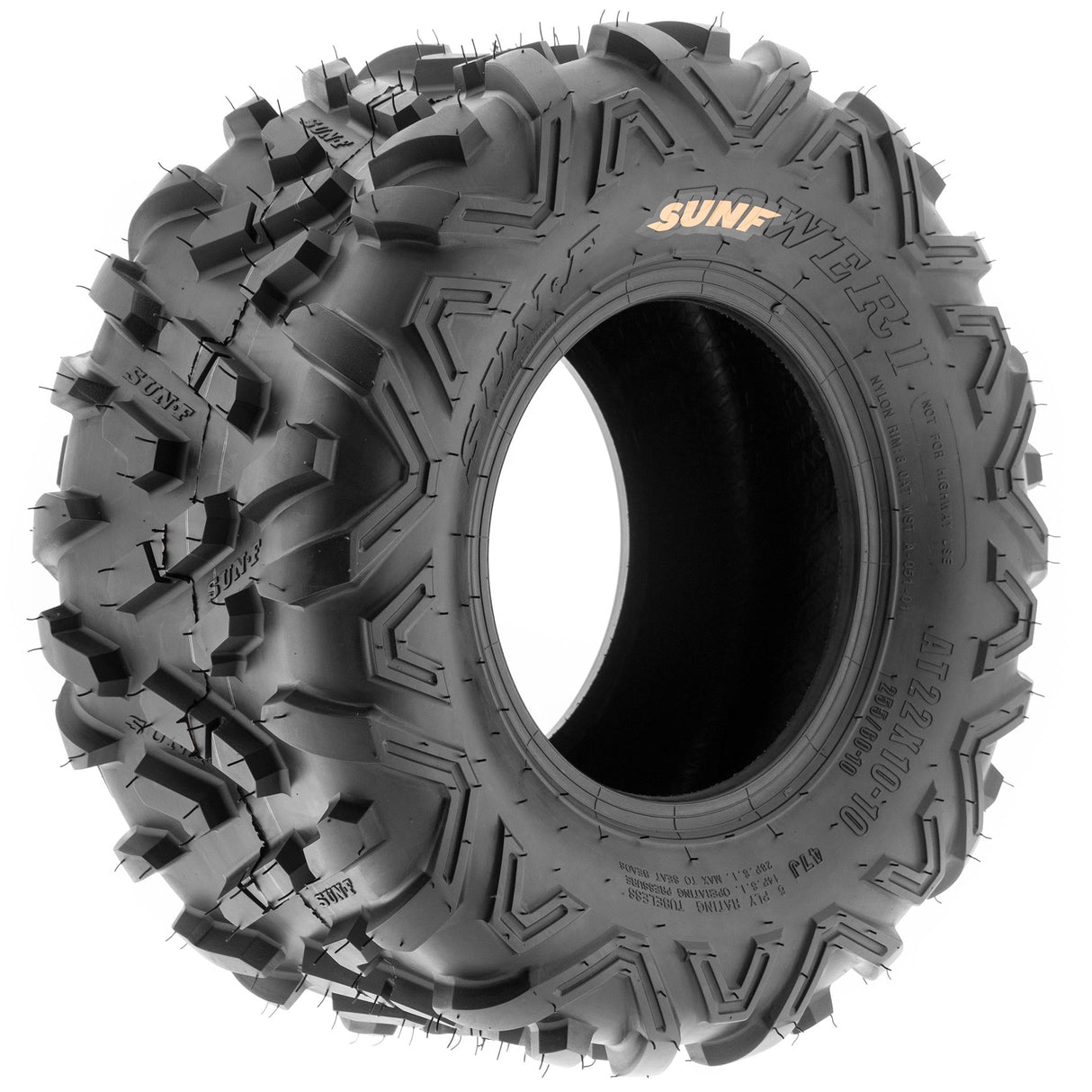SunF ATV TIRE/UTV TIRE All Terrain 6 PR Tubeless A051 POWER II SUNF