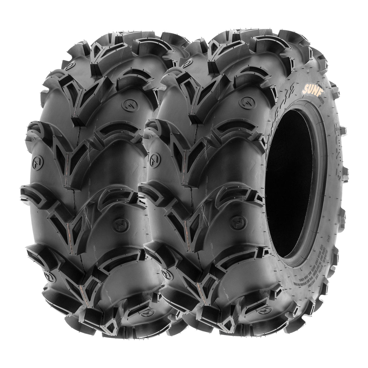 SunF ATV TIRE/UTV TIRE All Terrain Mud Tire 6 PR Tubeless A050 GODZILLA (set of 2) SUNF