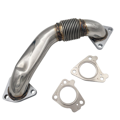 TruckTok 2001-2016 6.6L Chevrolet Chevy GMC Duramax LB7 LLY LBZ LMM LML Exhaust Up-Pipe(Passenger Side) TruckTok