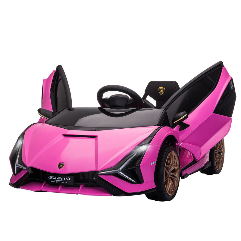 Lamborghini SIAN 12V Kids Electric Ride On Car Toy with Remote Control