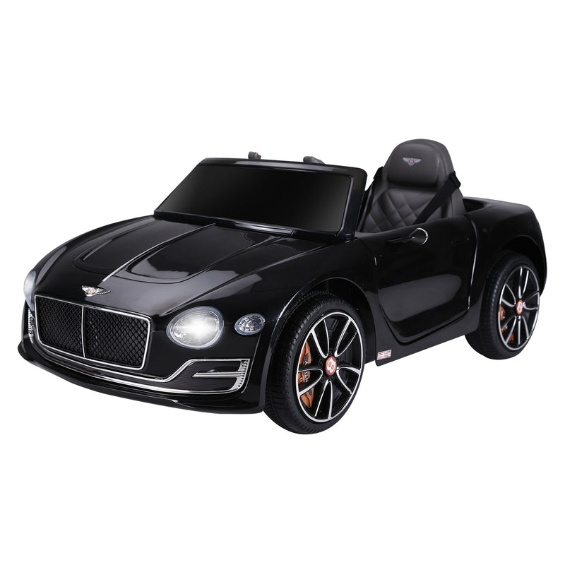 Licensed 12V Bentley Ride On Car for Kids with Parent Remote Control - Black