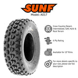 SunF ATV TIRE/UTV TIRE All Terrain 6 PR Tubeless A017 (set of 2) SUNF