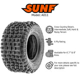 SunF ATV TIRE/UTV TIRE All Terrain 6 PR Tubeless A011 (set of 2) SUNF
