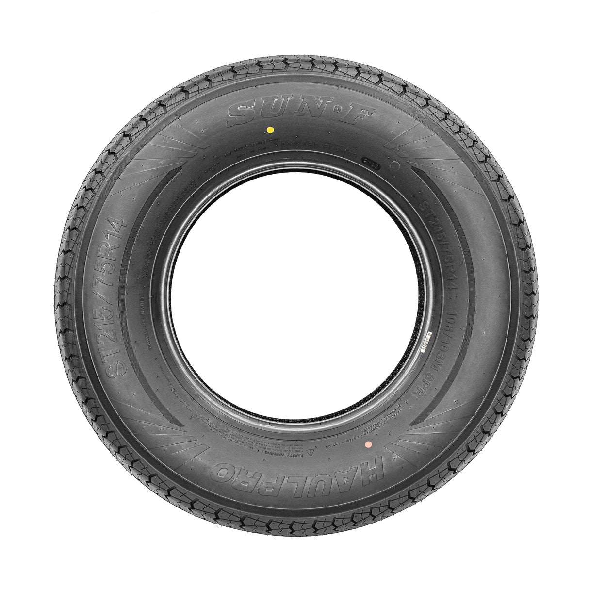 SunF Trailer Tire 8 PR Tubeless Haulpro SUNF
