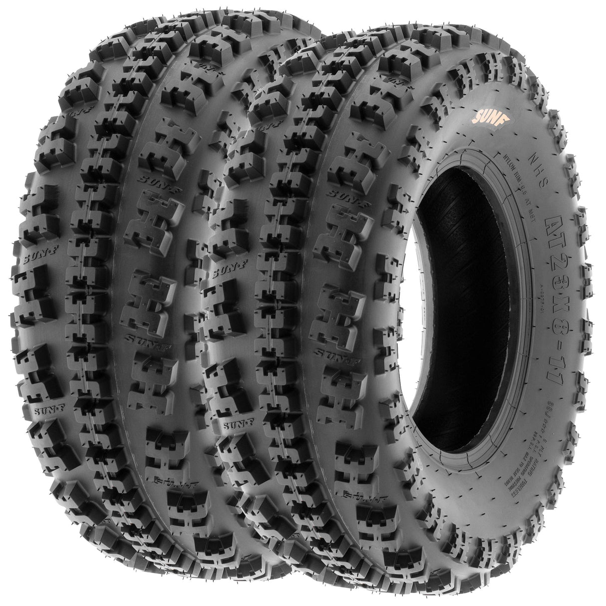SunF ATV TIRE Sport All Terrain 6 PR Tubeless A027 (bundle set) SUNF