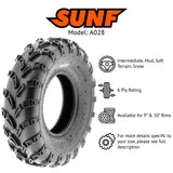 SunF ATV TIRE/UTV TIRE All Terrain 6 PR Tubeless A028 (set of 2) SUNF