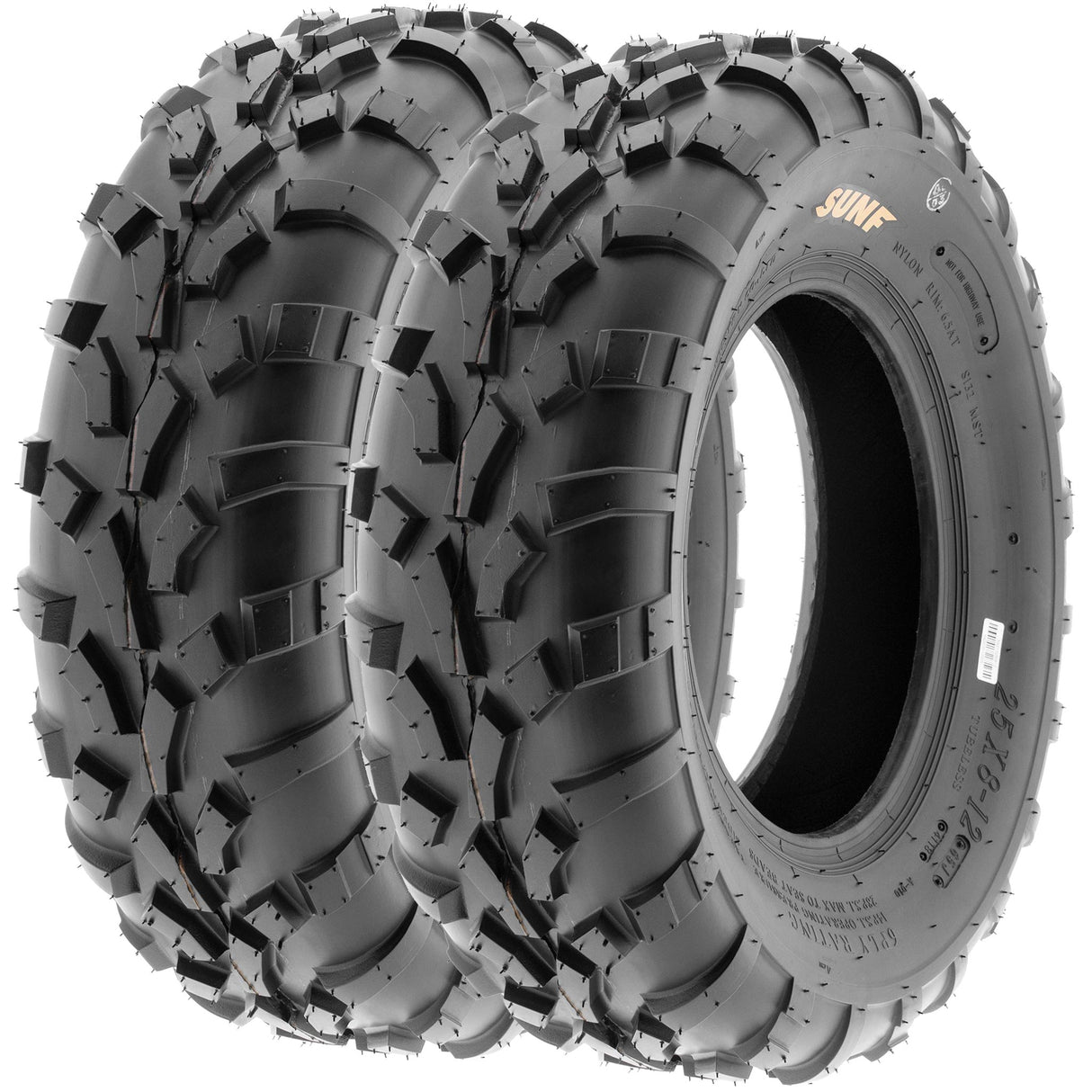 SunF ATV TIRE/UTV TIRE All Terrain 6 PR Tubeless A010 (set of 4) SUNF
