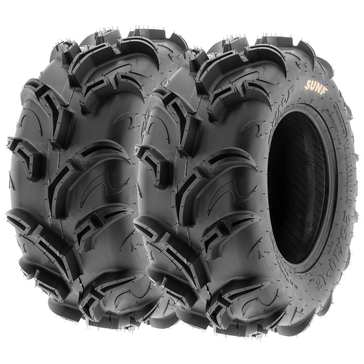 SunF ATV TIRE/UTV TIRE All Terrain Mud Tire 6 PR Tubeless A048 WARRIOR (bundle set) SUNF