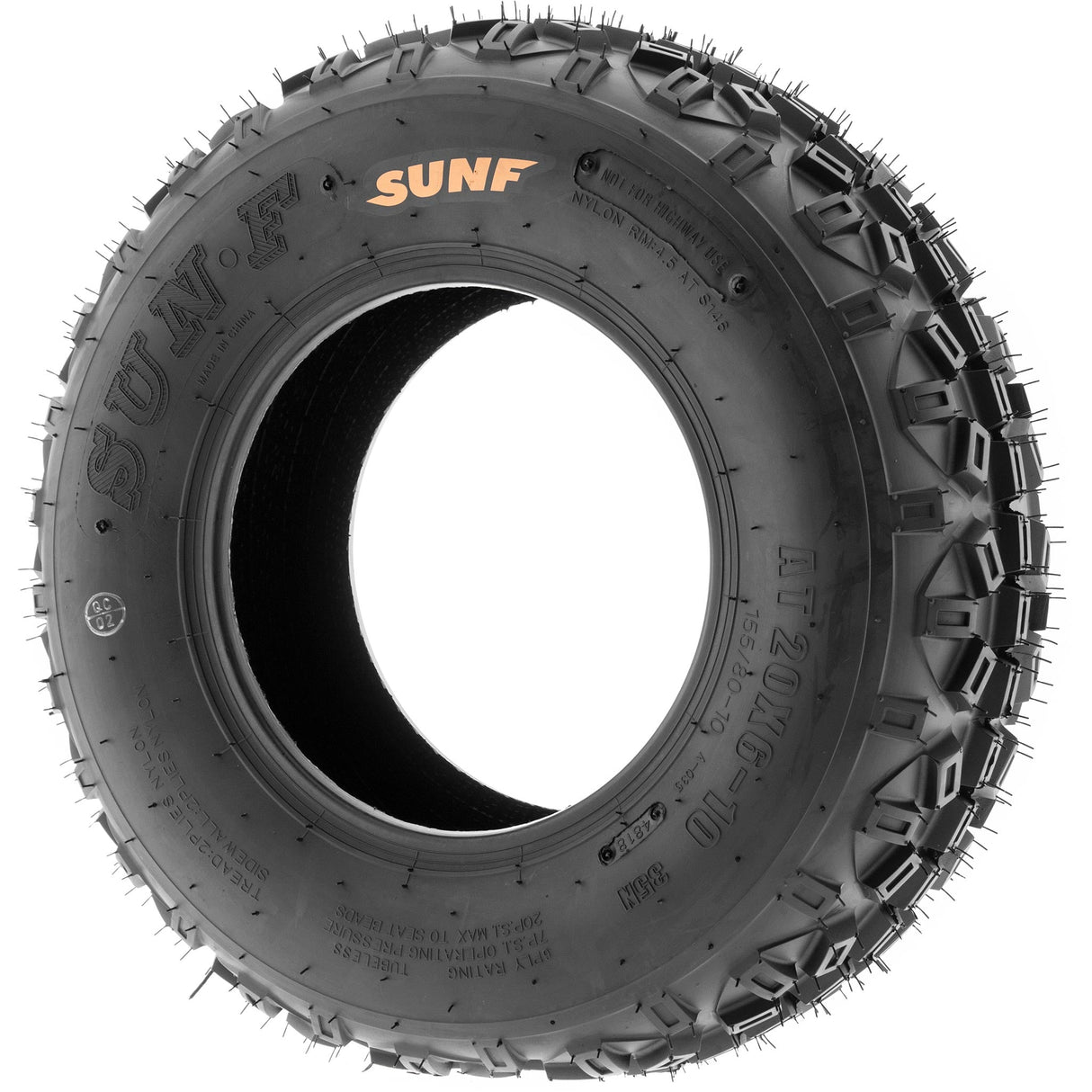 SunF ATV TIRE/UTV TIRE All Terrain 6 PR Tubeless A035 (set of 2) SUNF