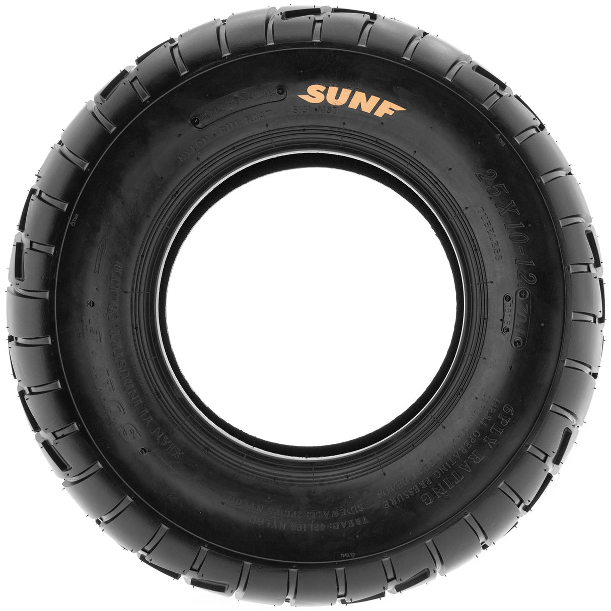 SunF ATV TIRE/UTV TIRE SPORT DIRT FLAT TRACK  6 PR Tubeless A021 SUNF