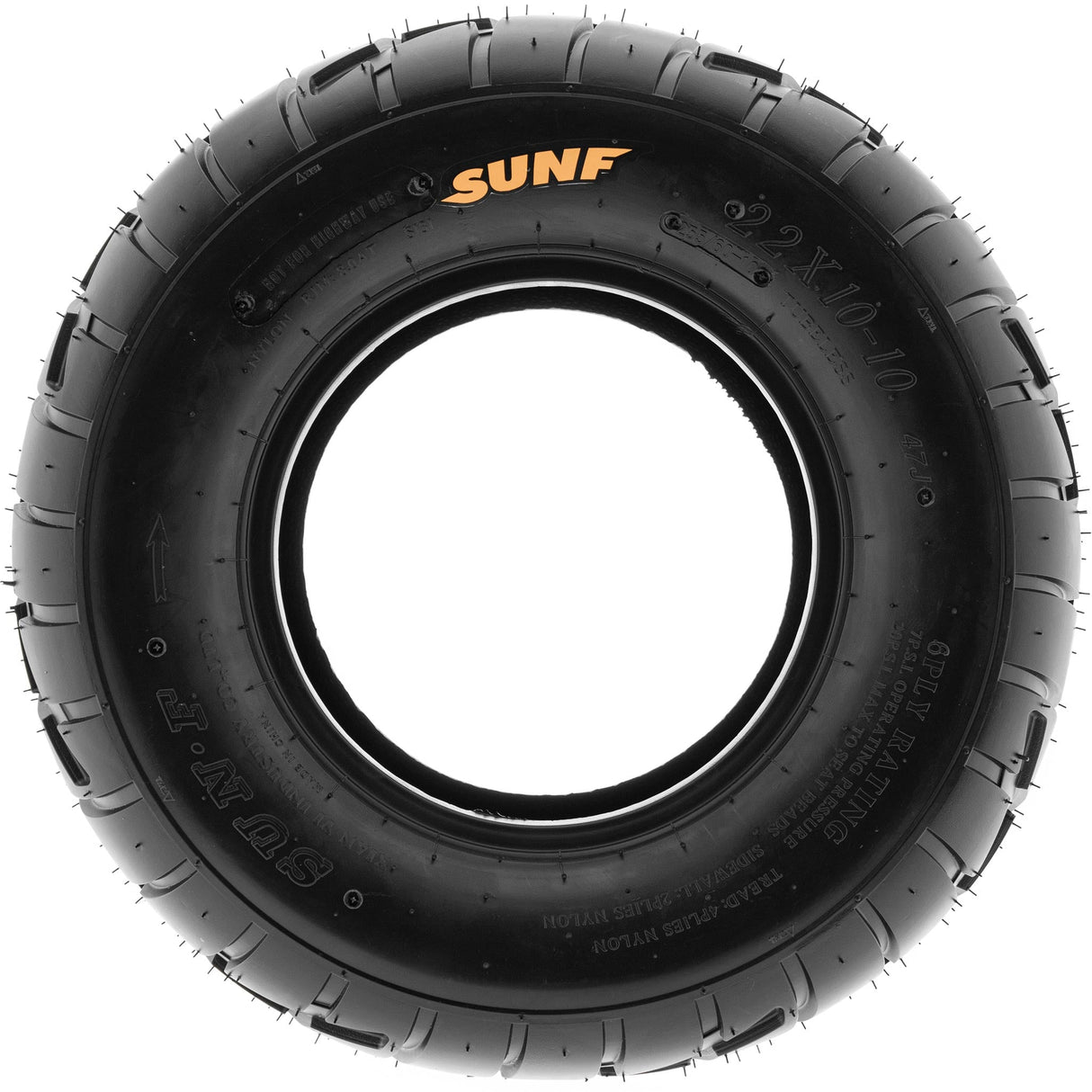 SunF ATV TIRE/UTV TIRE SPORT DIRT FLAT TRACK  6 PR Tubeless A021 (set of 4) SUNF