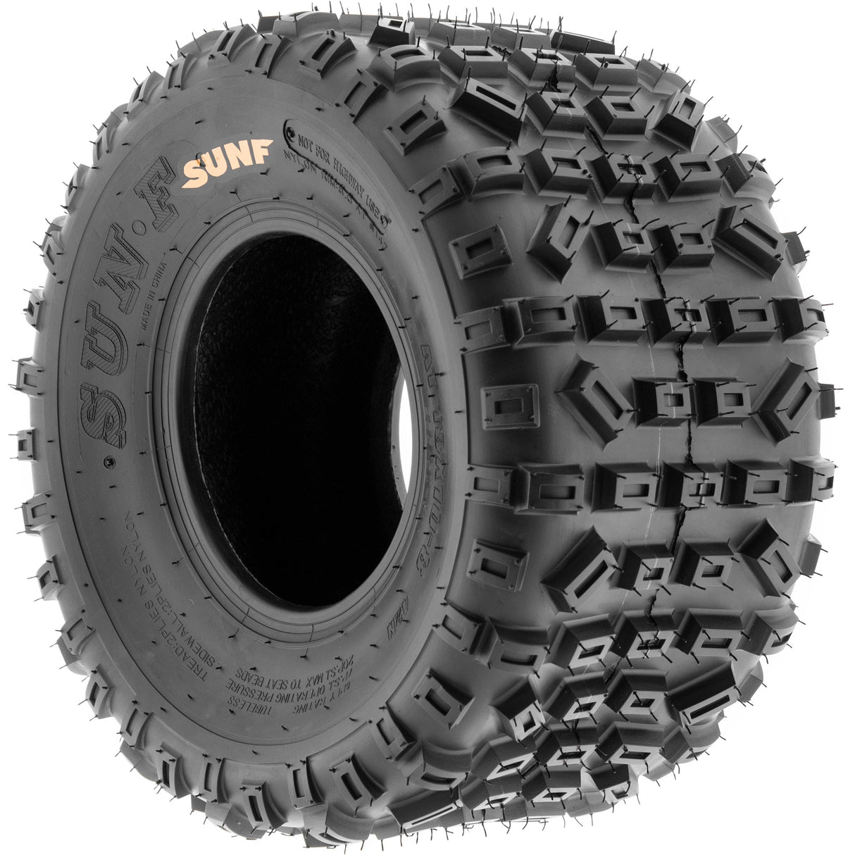 SunF ATV TIRE/UTV TIRE All Terrain 6 PR Tubeless A035 (bundle set) SUNF