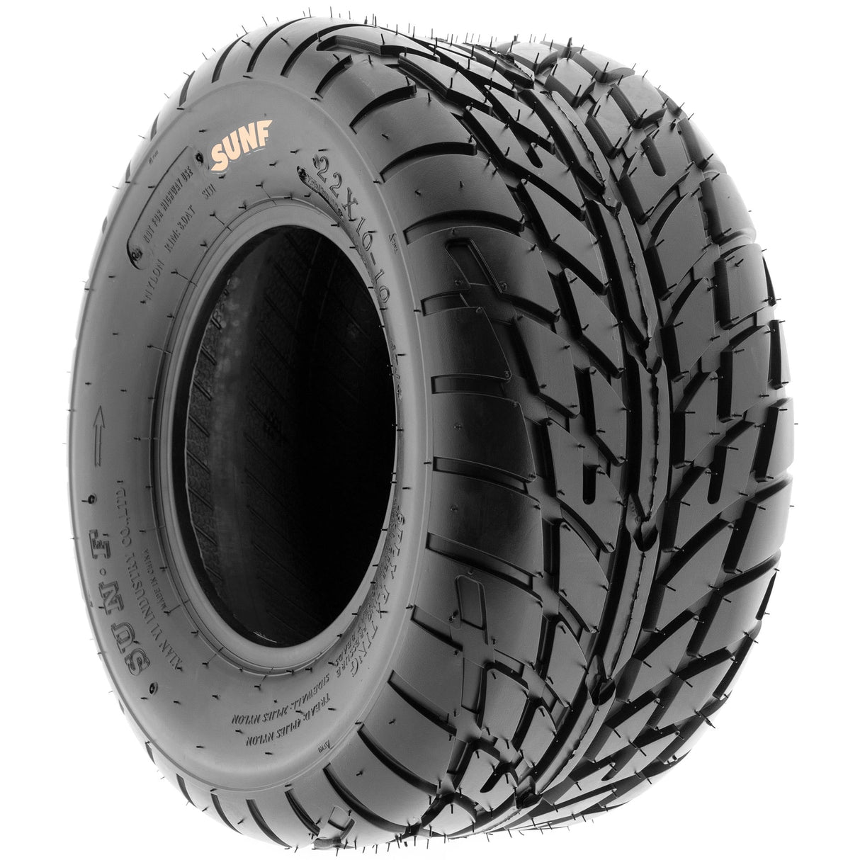 SunF ATV TIRE/UTV TIRE SPORT DIRT FLAT TRACK  6 PR Tubeless A021 (set of 4) SUNF