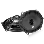 TROPO-5X7-COX // 60 Watts RMS 5x7" Shallow-Mount Car Speakers, Pair CT Sounds